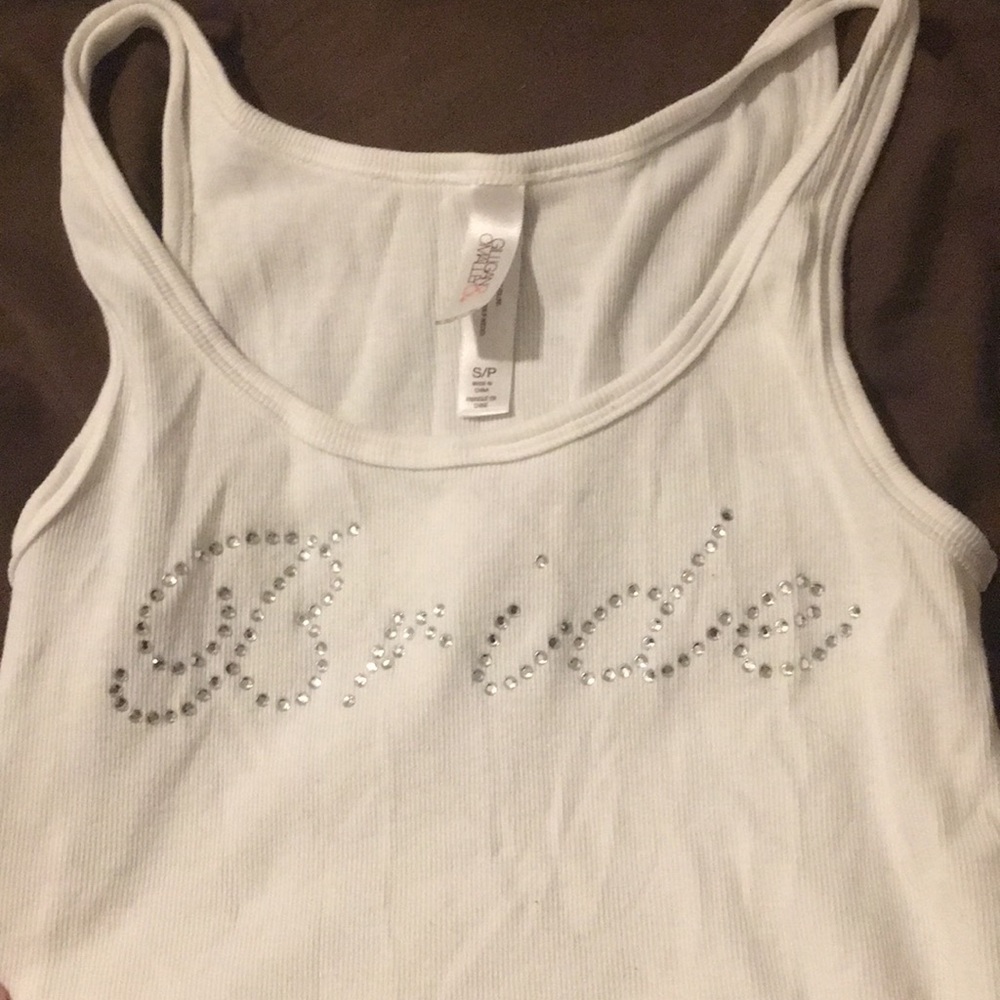 Bride tank top